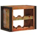 vidaXL Regál na víno Hnedá 60 x 45 x 33 cm Masívne recyklované drevo