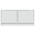 vidaXL TV nástenná skrinka s LED svetlami biela 80x31x38 cm