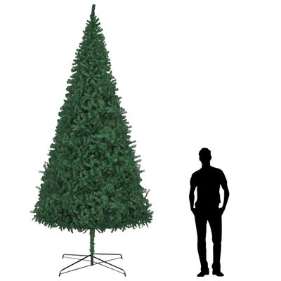 vidaXL Umelý vianočný stromček 400 cm, zelený