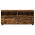 vidaXL TV skrinka 100 x 48 x 43 cm Dymová dub Kompozitné drevo