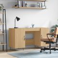 vidaXL Stôl dub somoma 140x50x75 cm kompozitné drevo