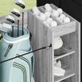 vidaXL Golfová skriňa s kolesom Sivý Sonoma 120 x 45 x 98 cm