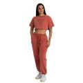Dámske tričko CropTop Washed Terra - STRIX