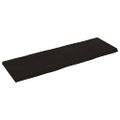 vidaXL Stolová doska tmavohnedá 180x60x(2-6)cm ošetrený masív hrany