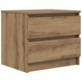 vidaXL Nočné stolíky 2 ks dub artisan 50x40x43,5 cm kompozitné drevo