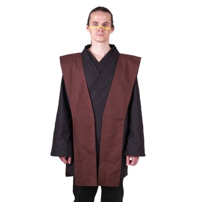 Bavlnený tabard Jedi - hnedý