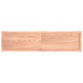 vidaXL Stolová doska svetlohnedá 160x40x(2-6)cm ošetrený masív hrany