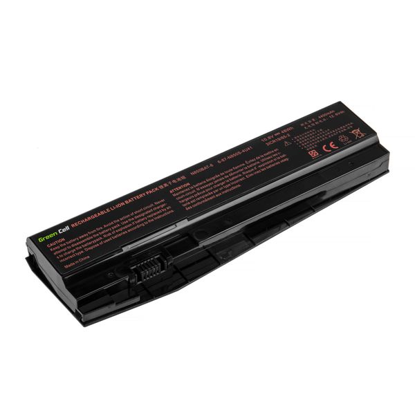 CL02 Green Cell Battery N850BAT-6 for Clevo N850 N855 N857 N870 N871 N875, Hyperbook N85 N85S N87 N8