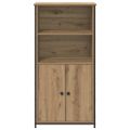 vidaXL Highboard Remeselný dub 62 x 36 x 121,5 cm Kompozitné drevo