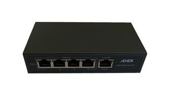ADEX ADS105FRP-4POAF reverzný PoE prepínač (4x PoE výstup)