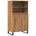 vidaXL Vysoká skrinka dub artisan 60x36x110 cm spracované drevo