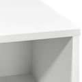 vidaXL LED komoda Biela 71 x 34,5 x 75 cm Kompozitné drevo