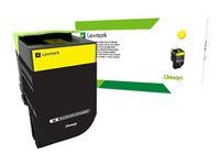 Žltá - originálna - kazeta s farbivom Lexmark Corporate - pre Lexmark CX310dn, CX310n, CX410de, CX410dte, CX410e, CX510de, CX510dhe, CX510dthe