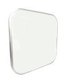 Q-257CP LED stropné svietidlo MESTA 36W 3060lm 4000K štvorcové strieborné QTEC