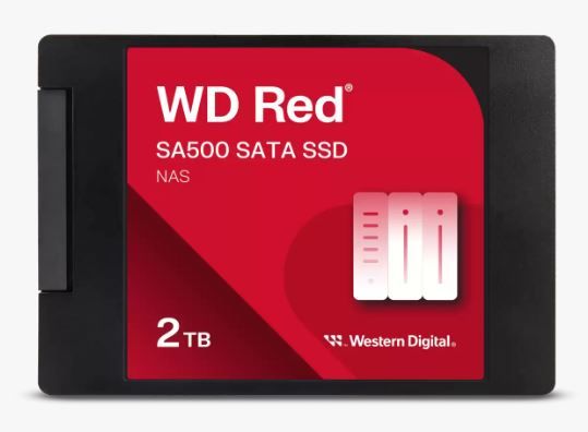 QNAP WD, SSD, Red SA500, SATA III, 2.5-inch, 2TB, WDS200T2R0A