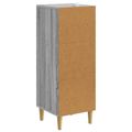 vidaXL Servírovacia skriňa Sivý Sonoma 33 x 34,5 x 90 cm