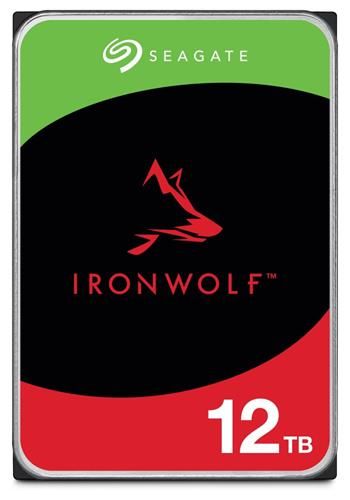 Seagate IronWolf 12TB HDD / ST12000VN0008 / Interní 3,5" / 7200 rpm / SATA 6Gb/s / 256 MB Pevný disk, interní, 12TB, SATA III, 3,5", 7200 rpm, 256MB