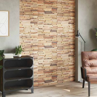 vidaXL Obkladové panely 10 ks 1,03 m², recyklované tíkové drevo