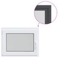 vidaXL Otočné a sklopné okno do suterénu RISOR 80 x 70 cm PVC a sklo