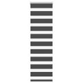 vidaXL Zebra roleta čierna 45x150 cm šírka látky 40,9 cm polyester
