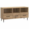 vidaXL TV skrinka 102 x 34,5 x 50 cm Dub artisan Kompozitné drevo