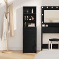 vidaXL Highboard Čierny dub 41 x 40 x 135 cm Kompozitné drevo
