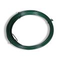 vidaXL Drôtené pletivo so stĺpikmi, oceľ 1x15 m, zelené