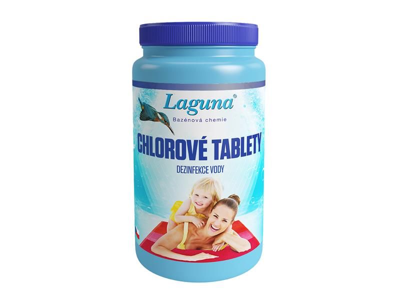Tablety pre chlórovú dezinfekciu bazénovej vody LAGUNA 1kg
