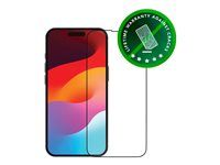 Ochrana obrazovky na mobilný telefón - farba rámu čierna - pre Apple iPhone 15 Plus