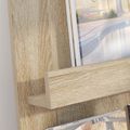 vidaXL Regál na časopisy Sonoma dub 51 x 11 x 102 cm Kompozitné drevo
