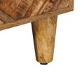 vidaXL Úložné skrine Hnedá 100 x 33,5 x 46 cm Masívne mango drevo