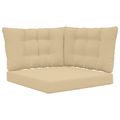 vidaXL Vankúš na vonkajšiu pohovku Polyester Béžová 68,5 x 68,5 cm