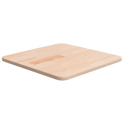 vidaXL Štvorcová stolová doska 40x40x1,5 cm neošetrený dubový masív