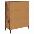 vidaXL Servírovacia skriňa Staré drevo 69,5 x 34 x 90 cm