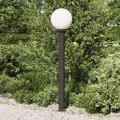 vidaXL Stĺpikové svietidlo 120 cm čierne IP44