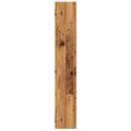 vidaXL Knižnica staré drevo 60x24x143 cm kompozitné drevo
