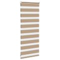 vidaXL Zebrová roleta pieskovo hnedá 60x100 cm šírka látky 55,9 cm polyester