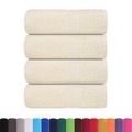 vidaXL Utierky na umývanie FROGN 4 ks krémové 30x30 cm 360 g/m²