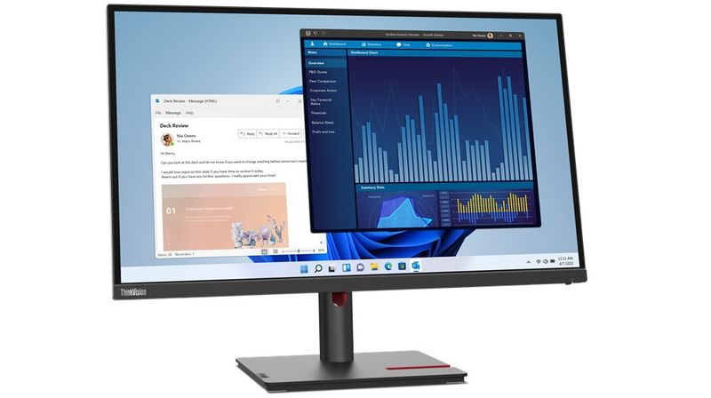 Lenovo ThinkVision/T27q-30/27''/IPS/4K UHD/60Hz/4ms/Black/3R