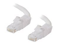 Patch kábel - RJ-45 (M) do RJ-45 (M) - 10 m - UTP - CAT 6 - lisovaný, prevedenie bez hrbolčekov, licna - biela