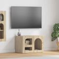 vidaXL TV skrinka ELST 60 x 35 x 40 cm Sonoma dub Kompozitné drevo