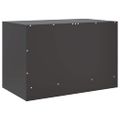 vidaXL TV skrinky 2 ks čierne 67x39x44 cm oceľ