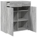 vidaXL Komoda, sivá sonoma 80x42,5x93 cm, kompozitné drevo