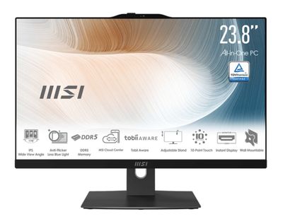MSI Modern/AM242TP/23,8''/FHD/T/5-120U/16GB/512GB/Intel int/W11H/Čierna/3R