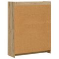 vidaXL Knižnica 9 úrovní 87,5 x 30 x 111 cm Kompozitné drevo
