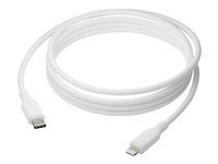 Kábel Lightning - USB-C s pinmi (male) do Lightning s pinmi (male) - 2 m - Certifikácia MFI - 100 % recyklovaný plast