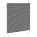 vidaXL plisovaná roleta antracitová 115x100 cm Šírka látky 114,4 cm