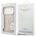 Puzdro Guess Grained Big 4G & Stand Camera pre iPhone 17 Pro Max ružové