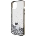 Karl Lagerfeld Case for iPhone 15 Plus 6.7" KLHCP15MLKCNSK Transparent HC LIQ. GLITTER C
