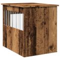 vidaXL Nábytok do prepravky pre psa Old Wood 55x75x65 cm